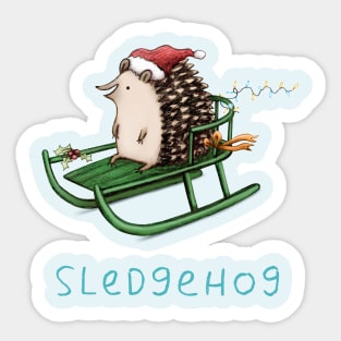 Sledgehog Sticker